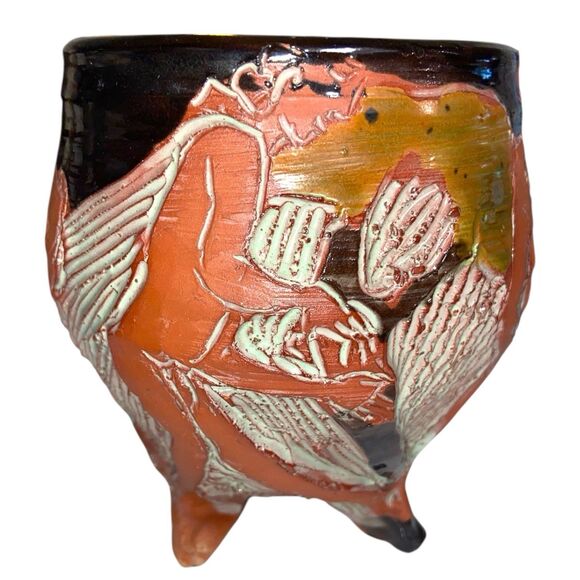 Newcomb College Art Pottery Vase with Nudes by JoAnn Greenberg (1928-2013) - Picture 3 of 7
